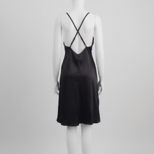 پیراهن ضربدری ساتن