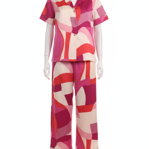 ست پیژامه ساتن ابریسم