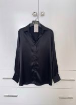 شومیز ساتن مشکی