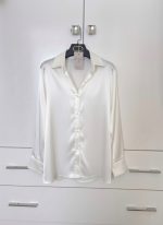 شومیز ساتن سفید