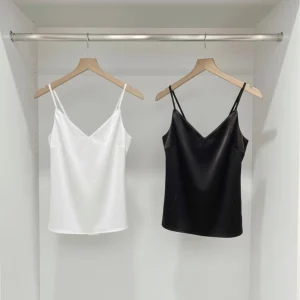 تاپ ساده ساتن زیر کت مجلسی